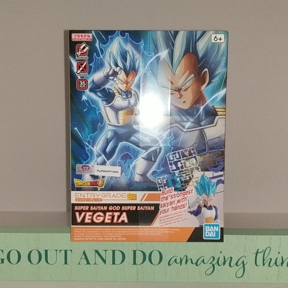 🎀 BANDAI 🎀 Super Saiyan Vegeta Model Kit Japan NEW AUTH 🎀 - Picture 1 of 6
